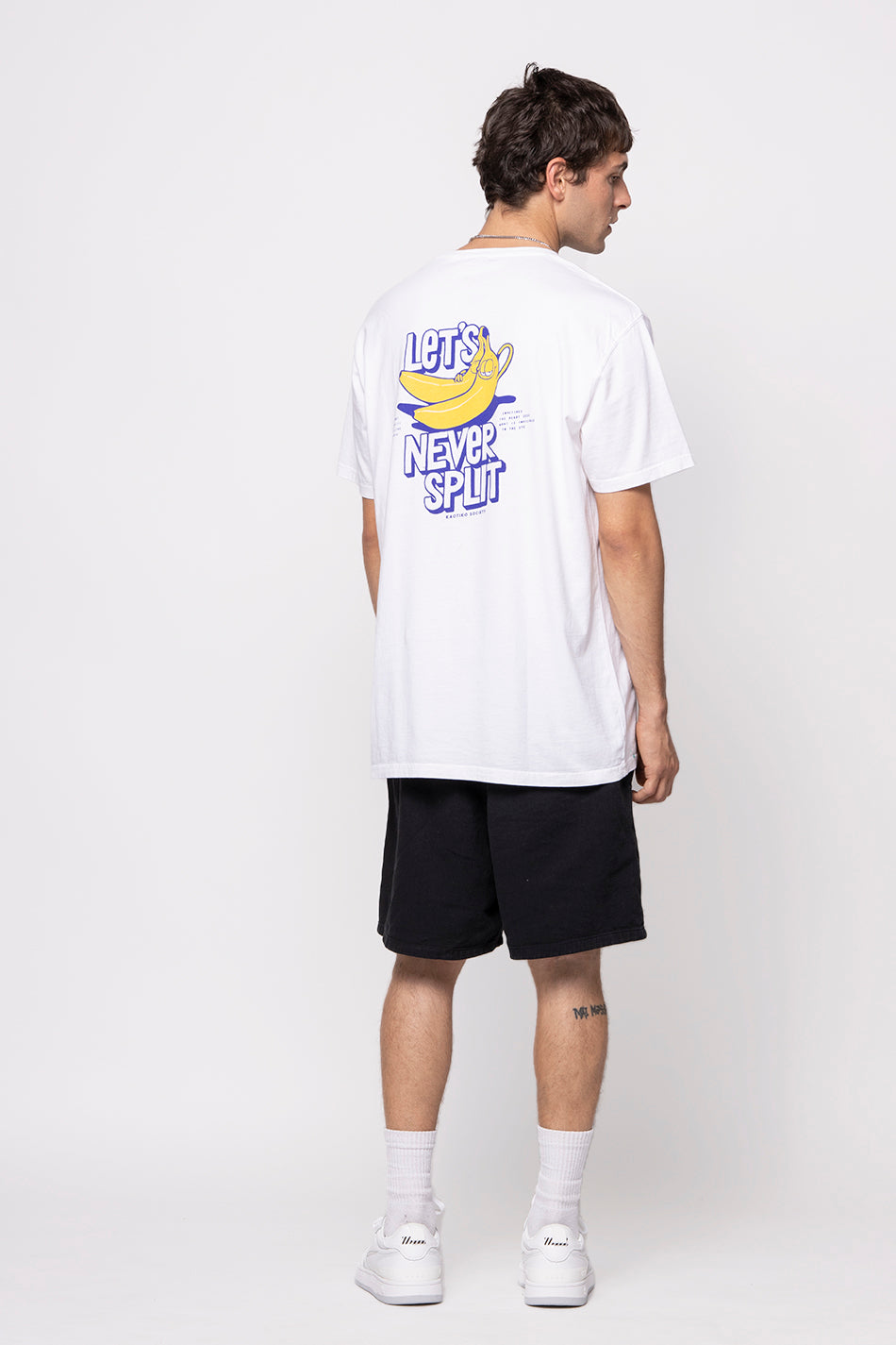 Camiseta Washed Banana White