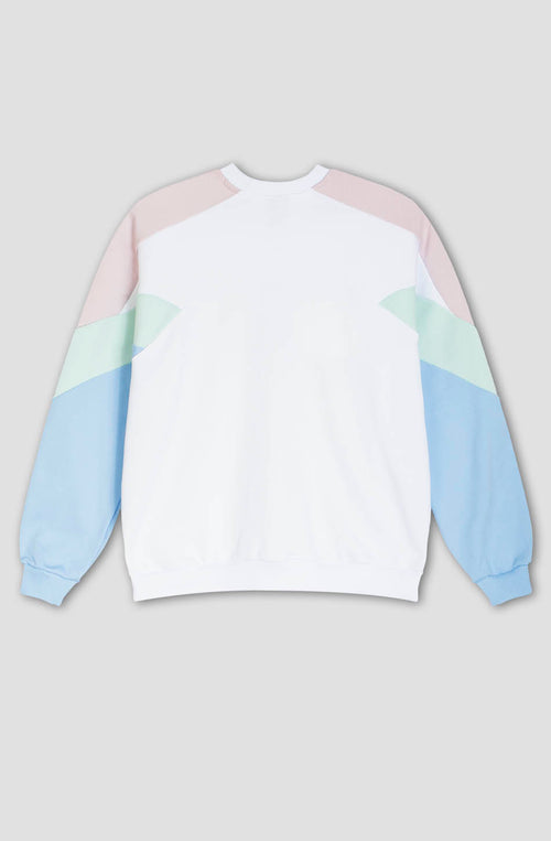 Eline White/Pink Sweatshirt