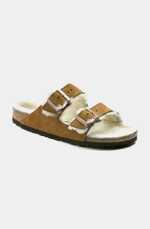 Birkenstock Arizona Leather Mink Sandals