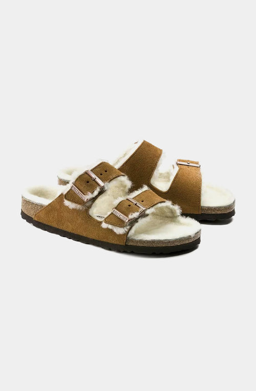 Birkenstock Arizona Leather Mink Sandals