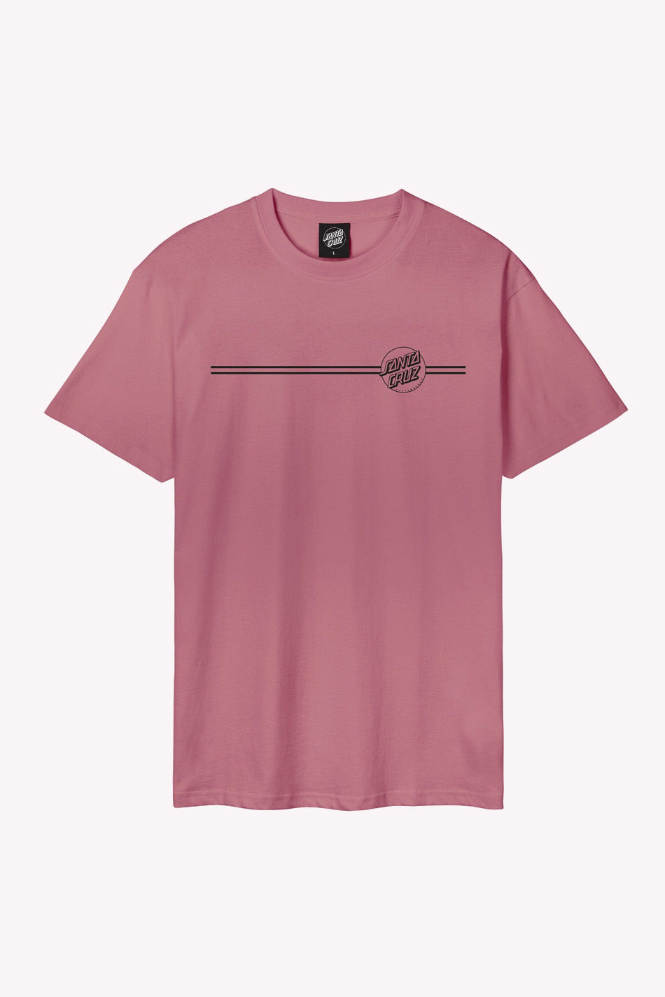 Camiseta Santa Cruz Opus Dot Stripe Dusty Rose