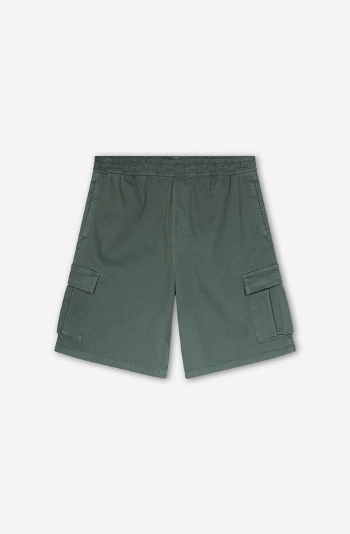 Bermuda Cargo Wide Leg Palid Green