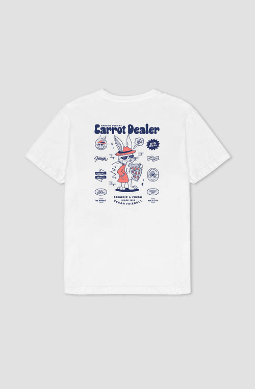 Camiseta Washed Carrot Dealer White