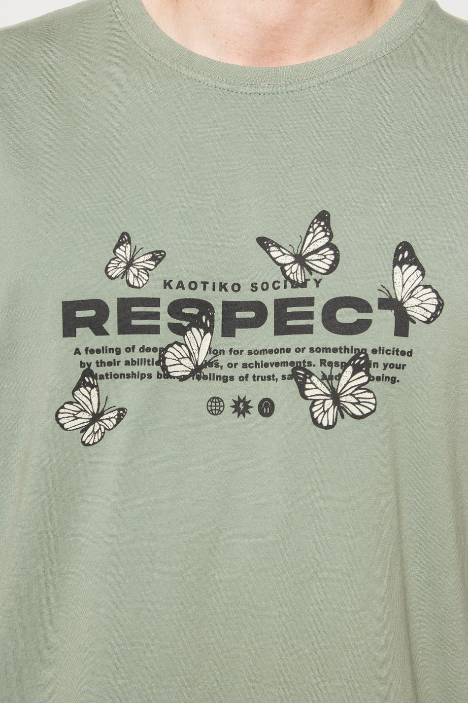 Camiseta Washed Respect Army