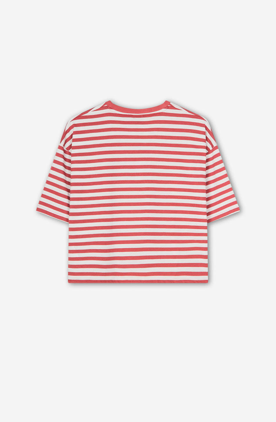 Camiseta Burgundy Heart Stripes