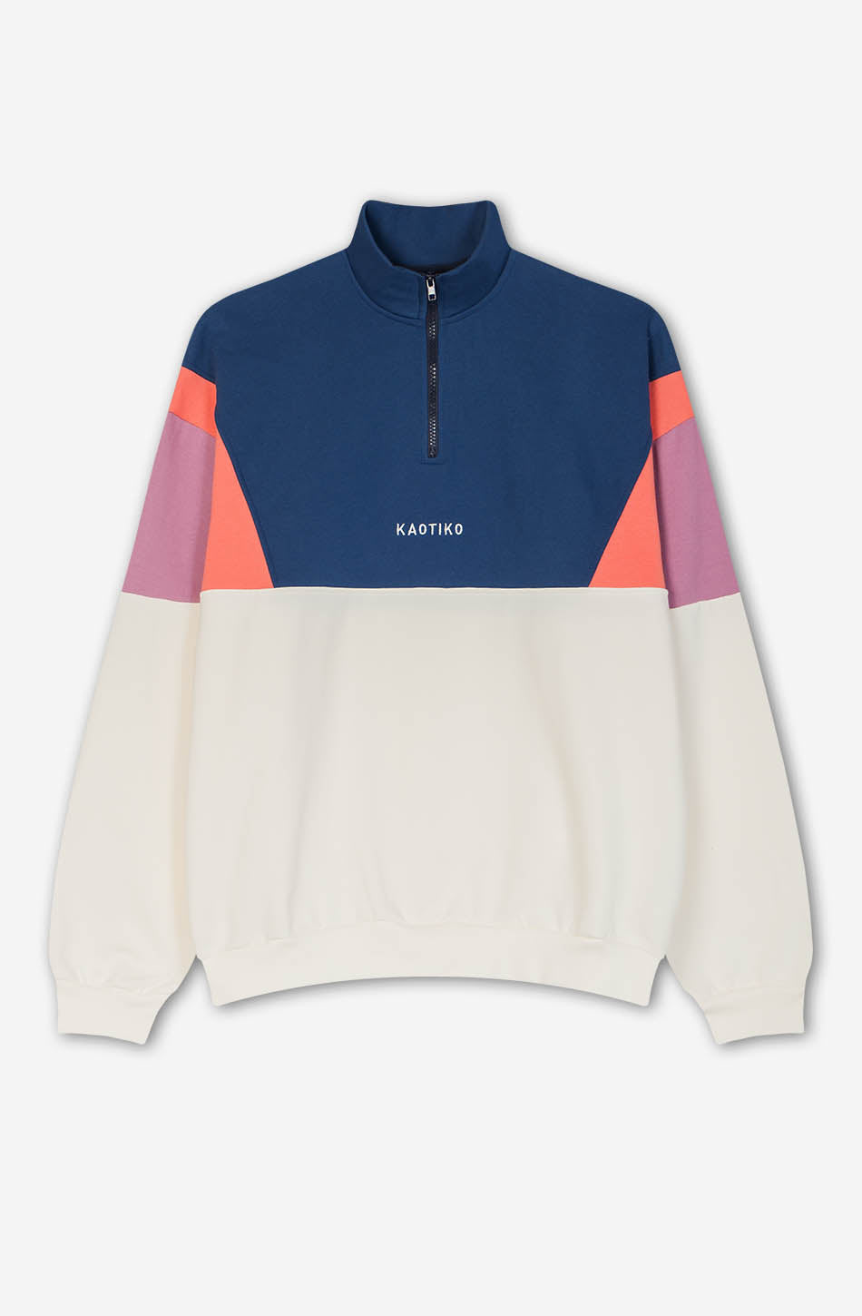 Sudadera Arthur Navy/ Ivory/ Orchid