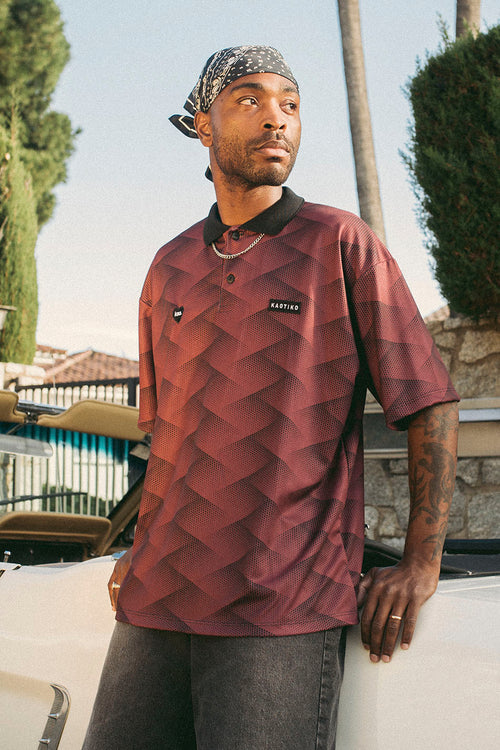 Camiseta Soccer Ziggy Burgundy