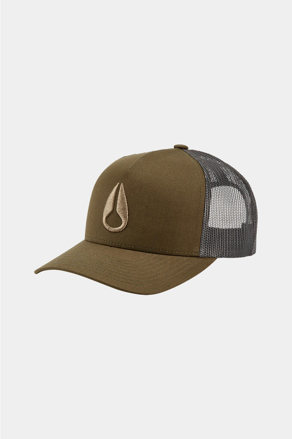 Gorra Nixon Iconed Trucker Hat Dark Olive