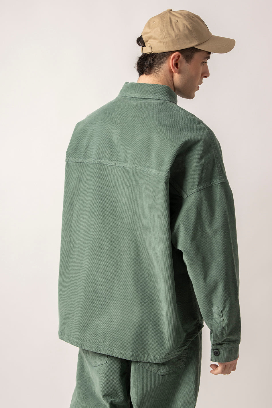 Corduroy Mushroom Fresh Green Shirt