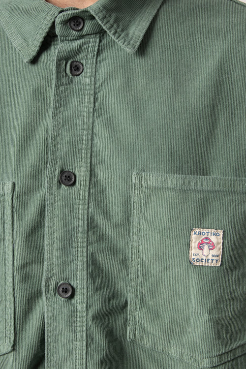 Corduroy Mushroom Fresh Green Shirt