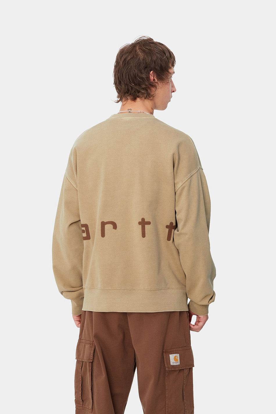 Sudadera Carhartt WIP Script Peanut/ Tobacco