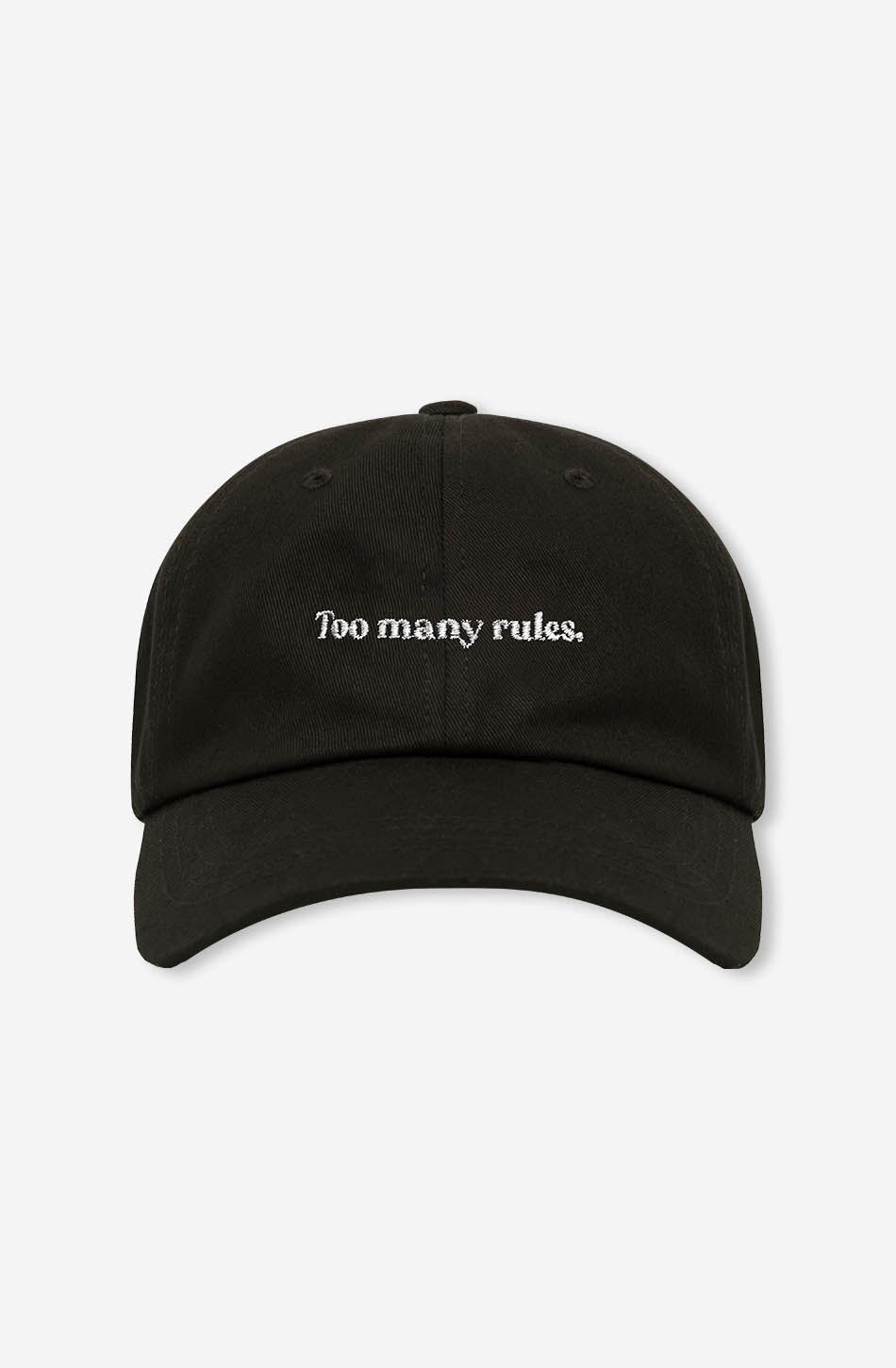 Gorra Too Many Rules Black