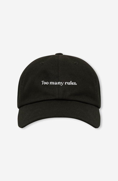 Gorra Too Many Rules Black