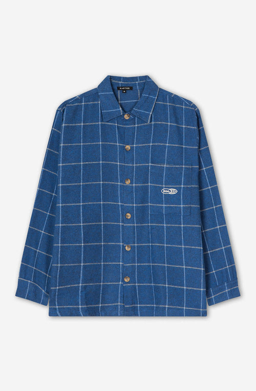 Milton Checked Shirt Blue