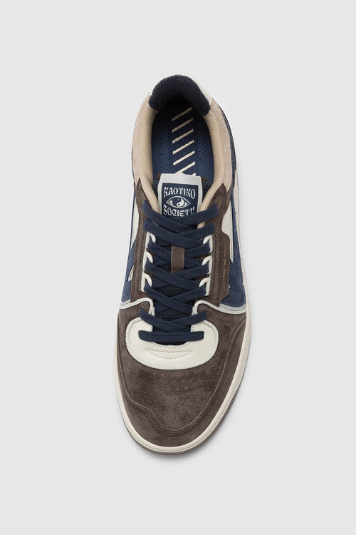 Zapatillas Kaotiko Boston Piping Suede Navy