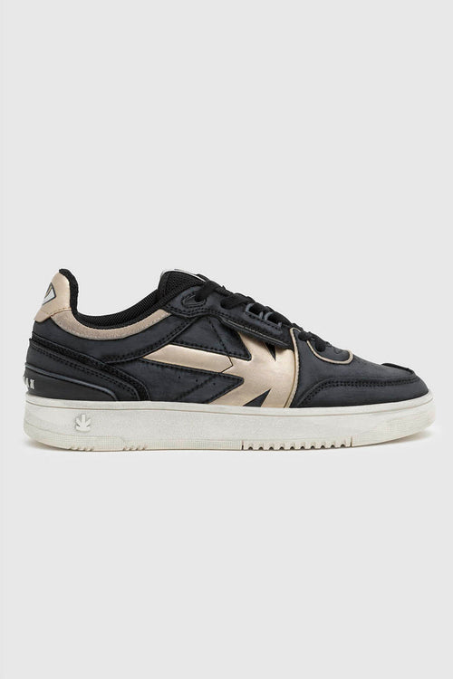 Kaotiko Boston Piping Metal Black Sneakers