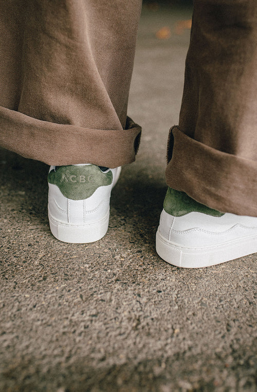 ACBC x Kaotiko White / Green Sneakers