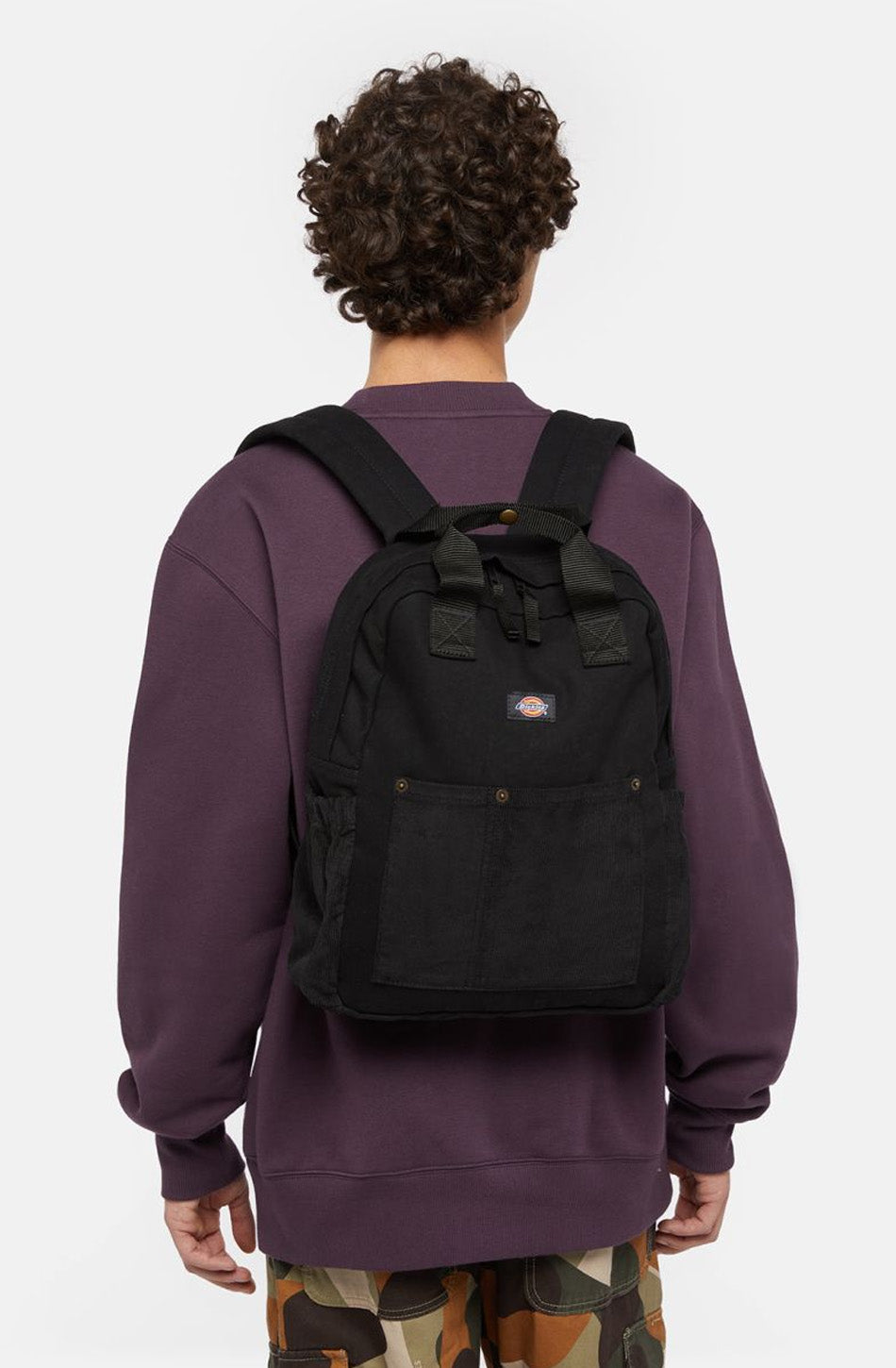 Dickies Corduroy Black Backpack