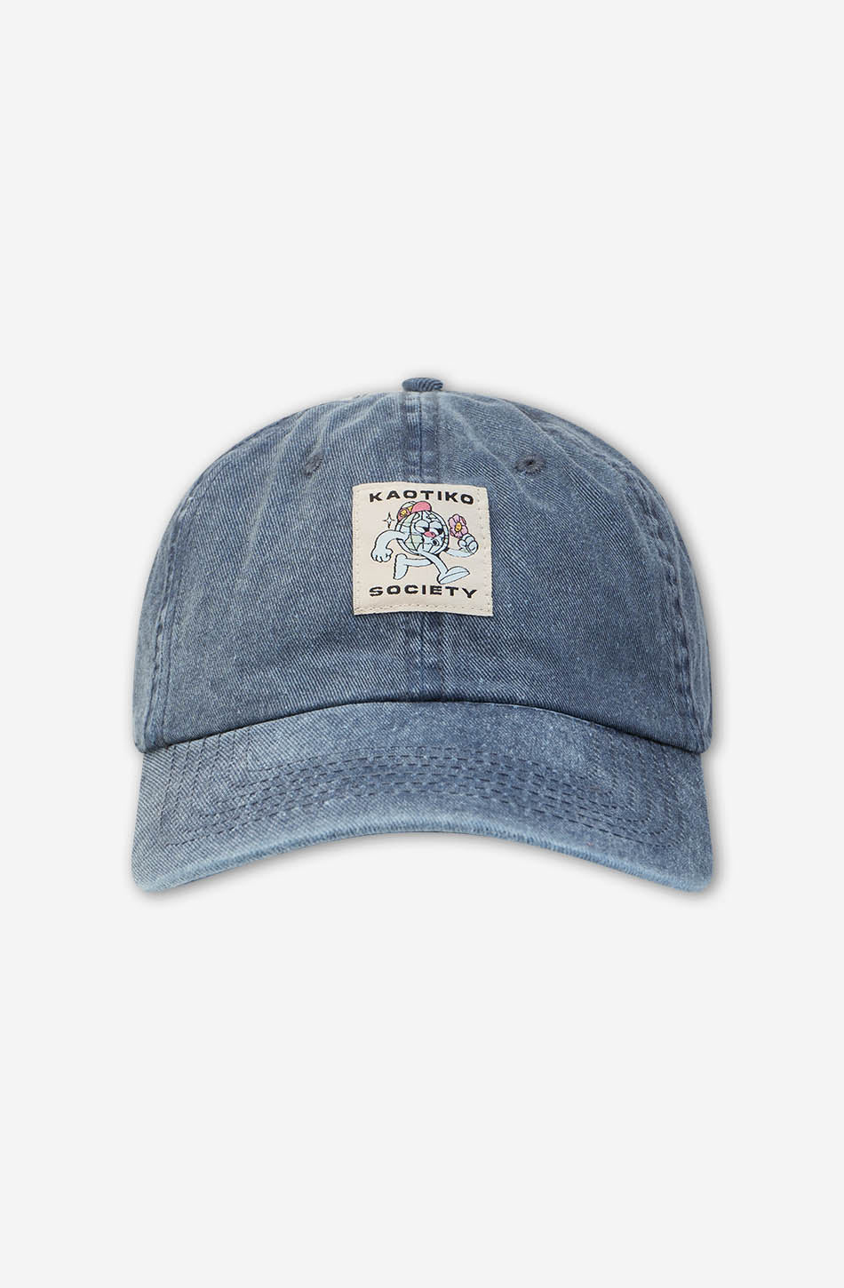 Washed World Navy Cap