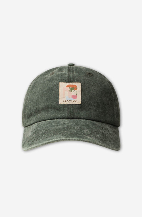 Washed Marrakech Forest Cap