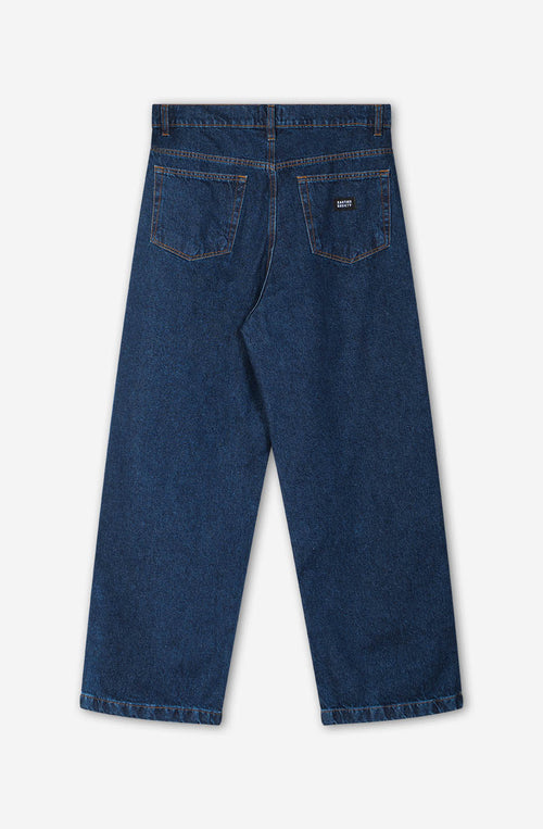 Stuttgart Wide Leg Dark Denim Trousers