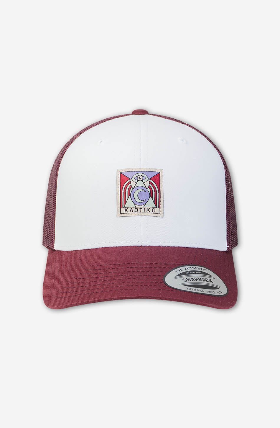 Trucker Cap Moon Maroon / White