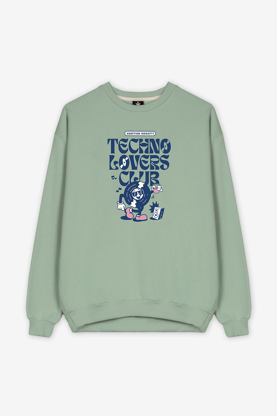 Sudadera Techno Lovers Club Fresh Green