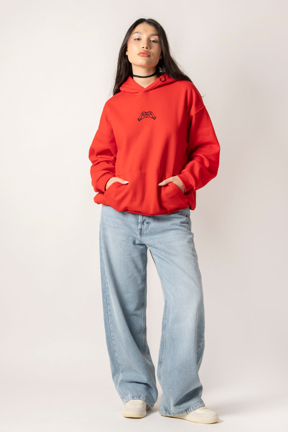 Sudadera Heart Hand Kao Red