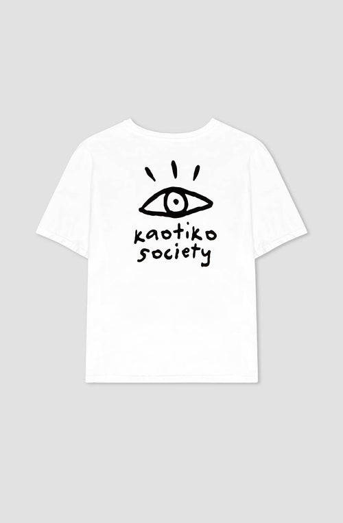 Camiseta Washed Boy Eye White