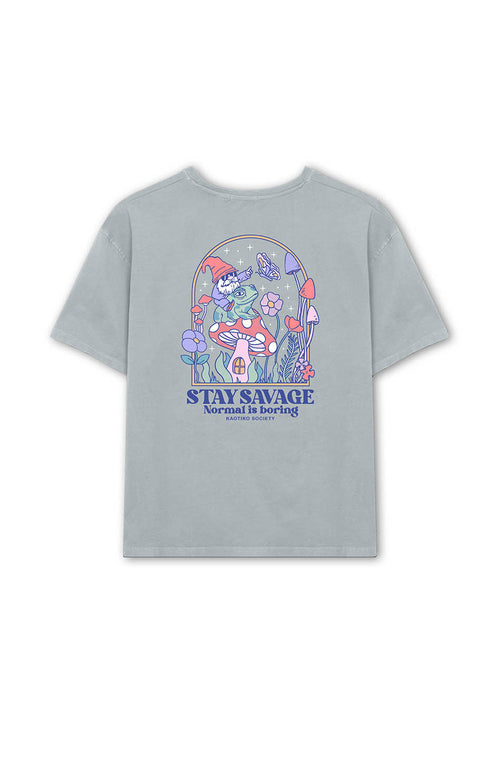 Washed Stay Savage Steel T-Shirt 