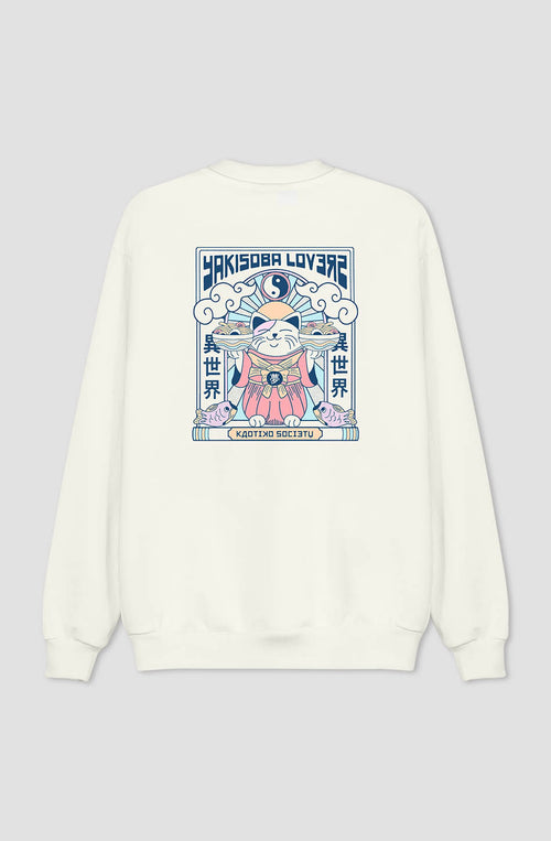 Sudadera Yakisoba Lovers Organic Cotton Ivory