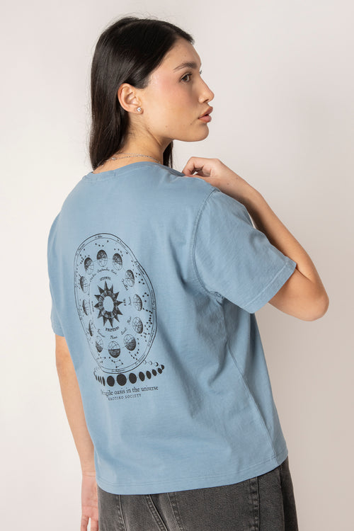 Washed Oasis Bluefly T-Shirt