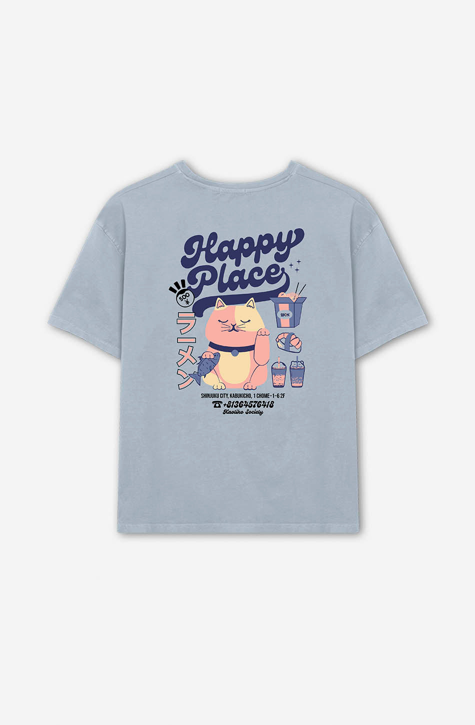 Washed Happy Place Steel T-shirt