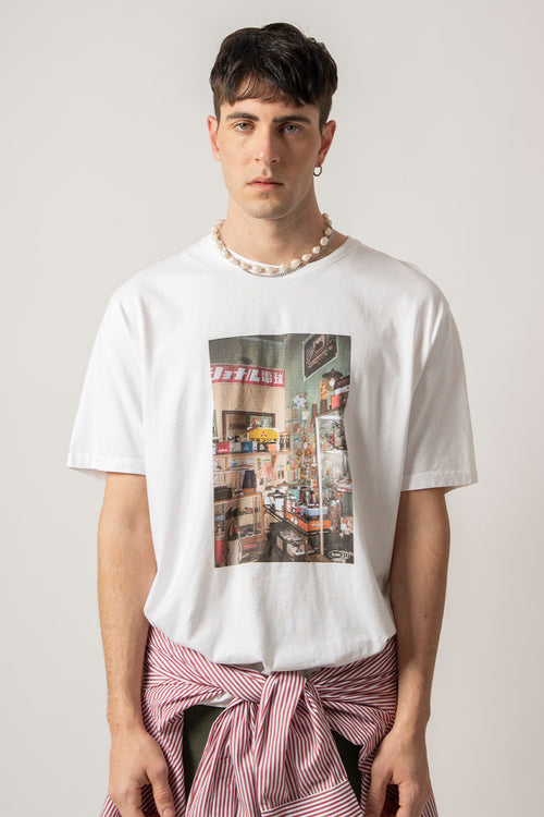 Camiseta Washed Takayama White