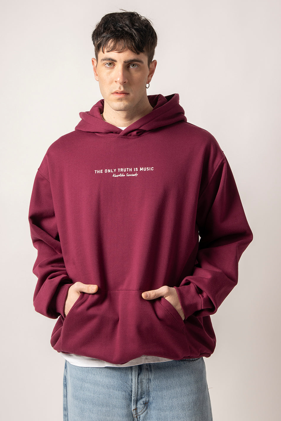 Sudadera The Only Truth Is Music Wine