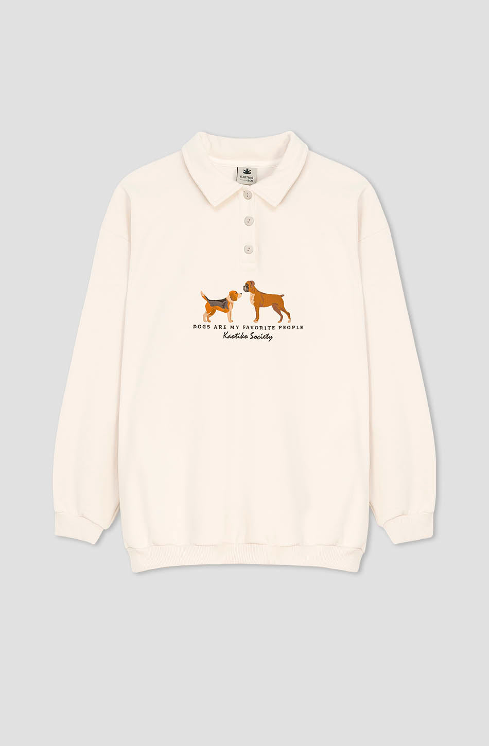 Sudadera Puppies Jack Ivory