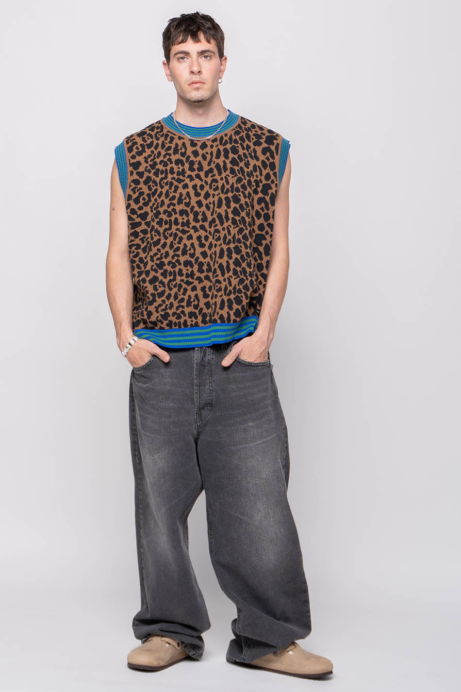 Chaleco Burning Rebellion Leopard