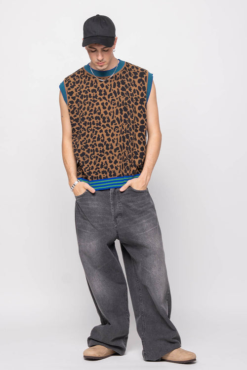 Chaleco Burning Rebellion Leopard