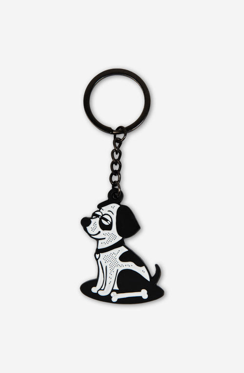 Metal Dog Keychain