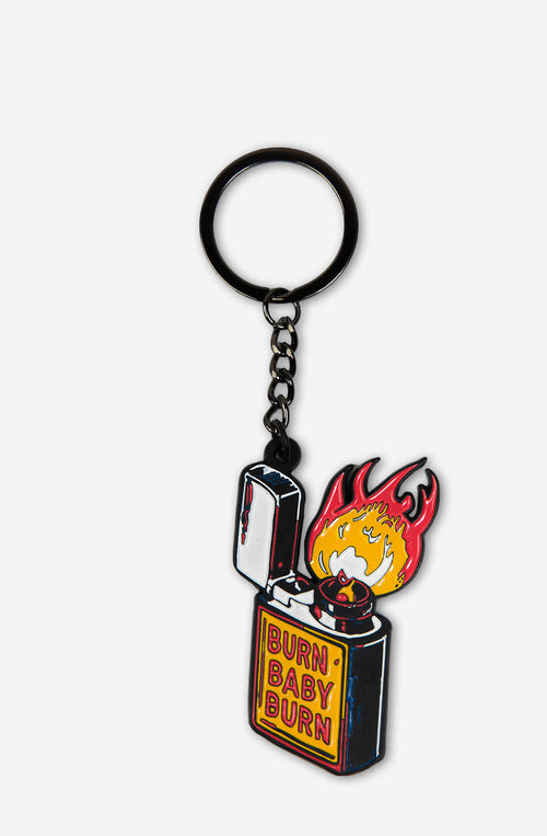 Metal Burn Keychain