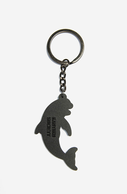 Metal Dolphin Keychain