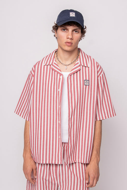 Red Ivory Stripes Sumo Shirt