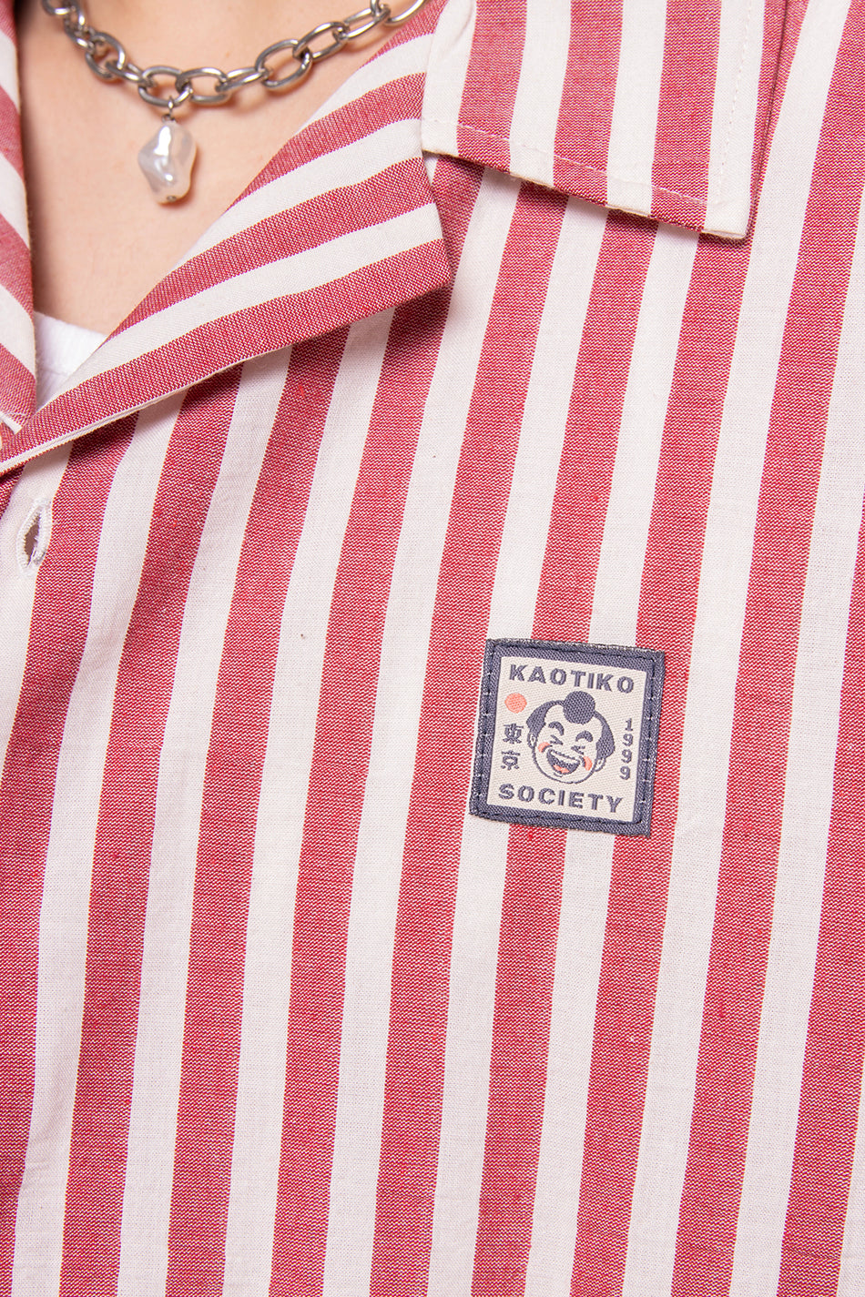 Camisa Red Ivory Stripes Sumo