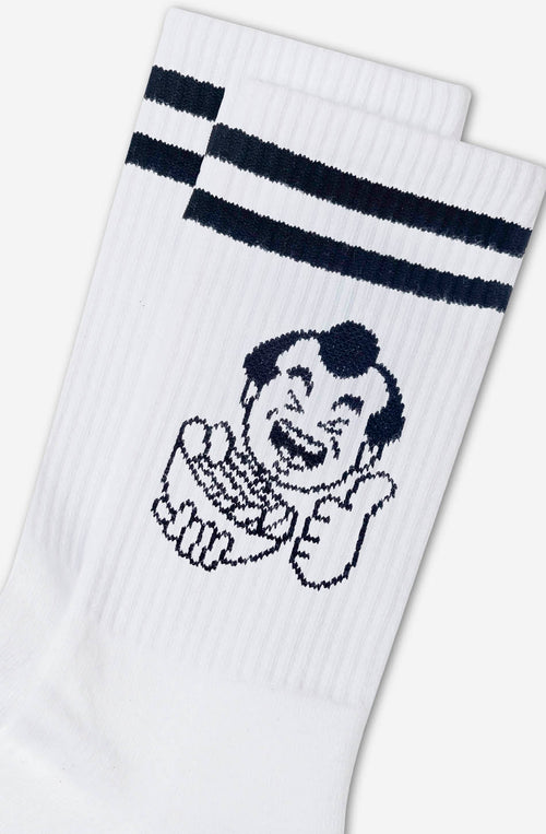 White Ramen Socks