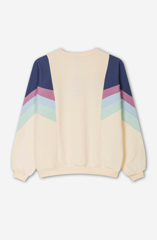 Ginger Cream / Grape Sweatshirt