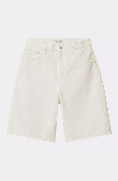 Short Carhartt WIP Brandon Denim White Rinsed