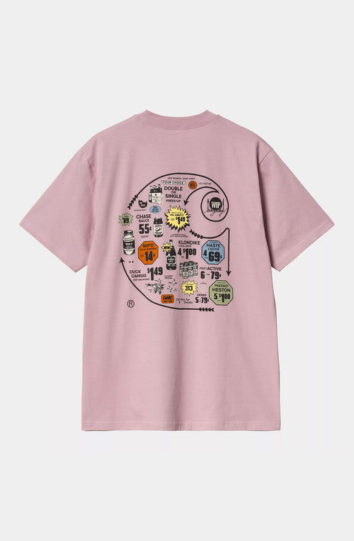 Carhartt WIP Catalog C Logo Hortensia T-shirt