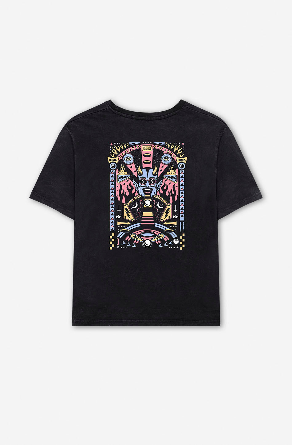 Washed Pinball Black T-shirt