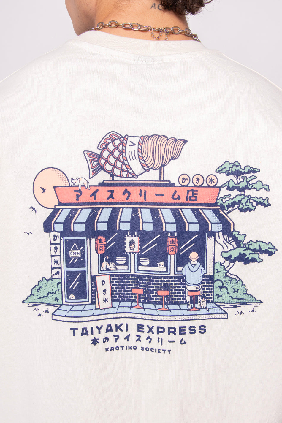 Camiseta Organic Cotton Taiyaki Ivory