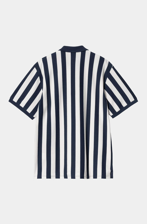 Carhartt WIP Boynton Stripe Jacquard Ink Polo